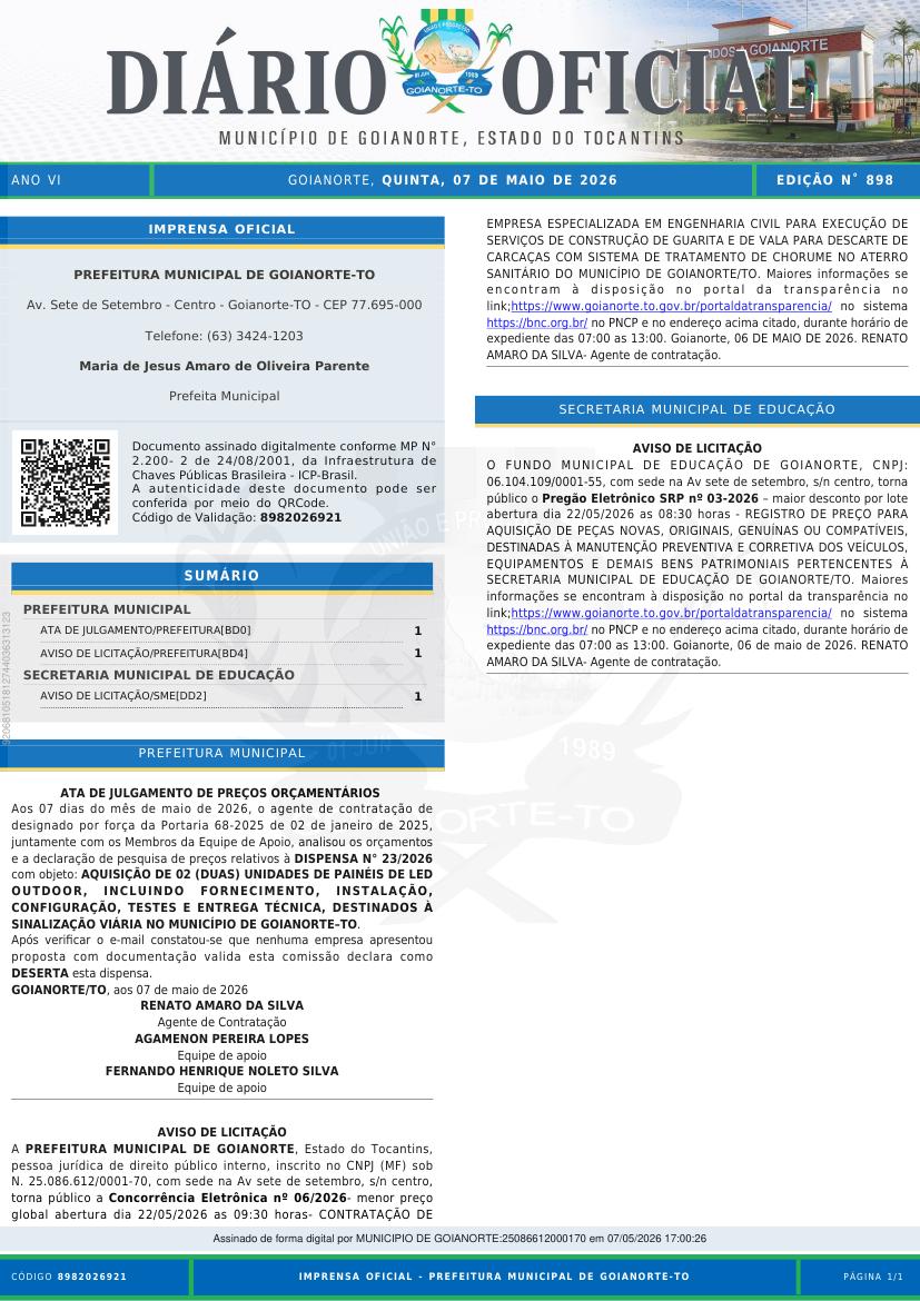Capa da edição