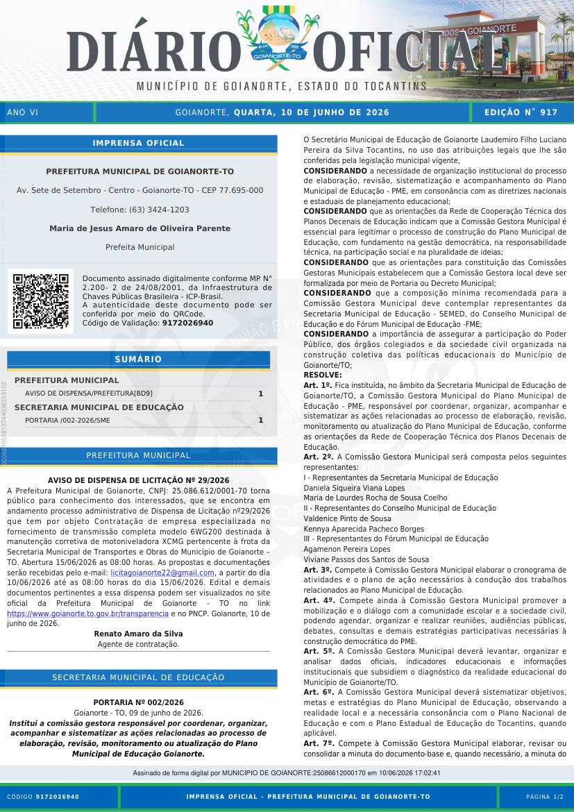 Capa da edição