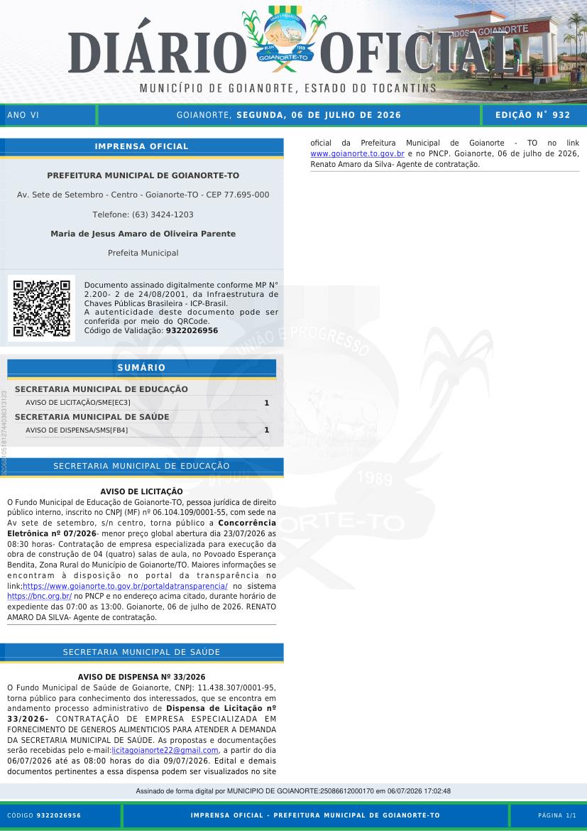 Capa da edição