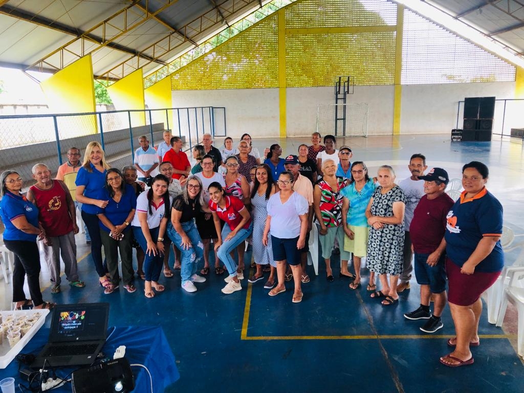 Prefeitura de Goianorte, por meio da Secretaria de Assistência Social, promove encontro com o grupo Melhor Idade com a temática: alimentação saudável
