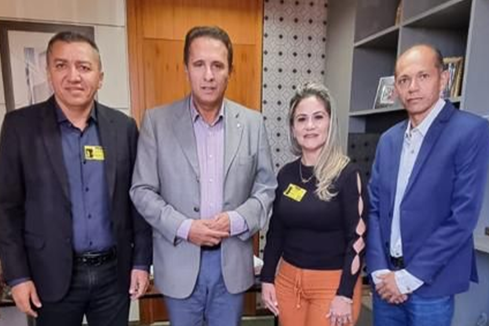 Prefeita Nega, visita deputado Gaguim e agradece receptividade