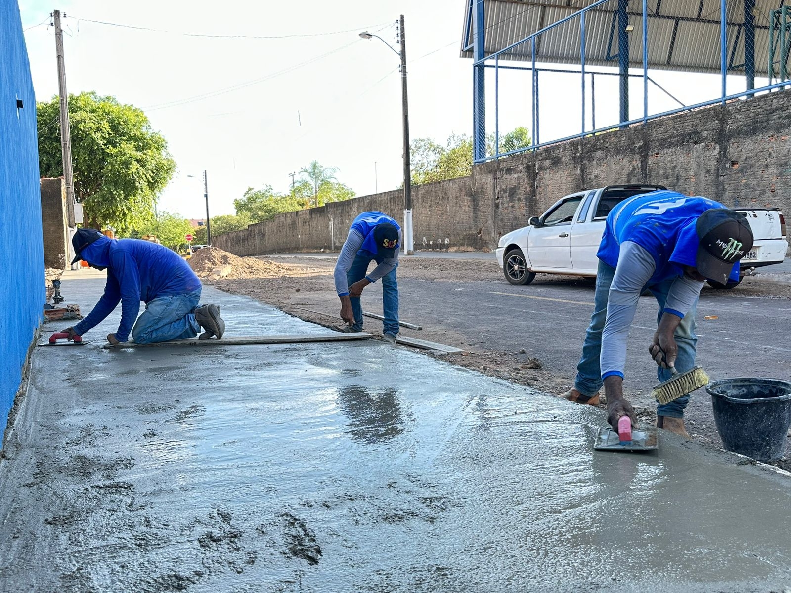 Prefeitura de Goianorte faz investimento em infraestrutura e beneficia moradores e promove acessibilidade com construção de Calçadas no município
