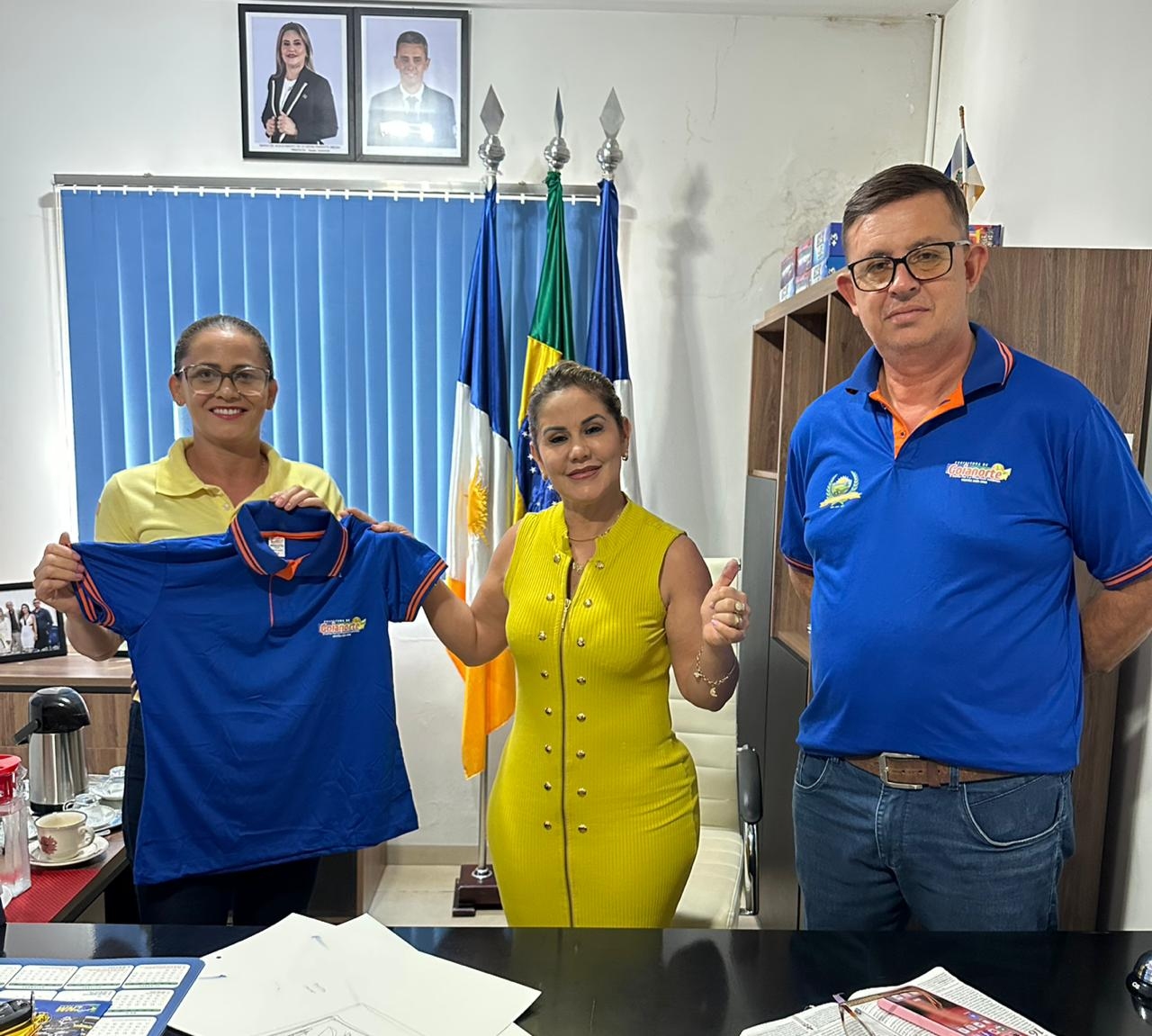 Prefeitura de Goianorte entrega uniformes aos servidores municipais